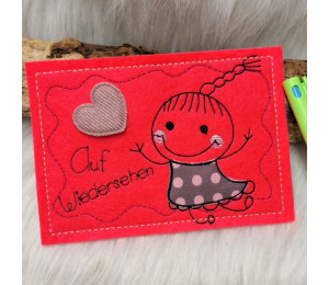 ADVENTSKALENDER 22. Dezember - Stickserie - ITH Postkarte Doodle Rahmen Vol. 2